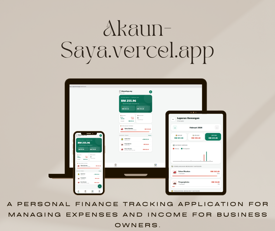 AkaunSaya.my Expense Tracker Screenshot